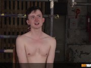 DILF Sebastian Kane dominates and torments twink Alex Knight