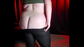 Thick PAWG Lexi Twerks on the Pole Curvy Ass Practice Turns into Naughty Nude Surprise (4K Portrait)