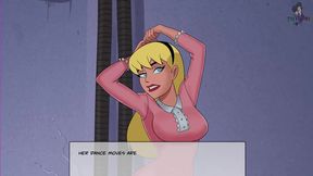 Furry Batgirl & Supergirl Take Turns Sucking Dick for Orgasmic Fun