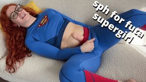 kryptonite, SPH, and CBT make small cock futa Supergirl cum hard - SD wmv