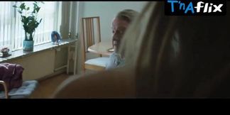 Katinka Laerke Petersen's busty scene in a cozy kitchen
