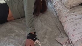tied to the bed SUPER ANGRY