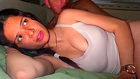 Cute Busty Stepdaughter Screwed And Creampied