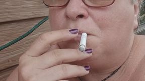 A Quiet Casual Outdoor Smoke in Summer Heat