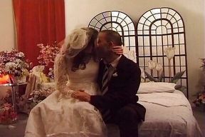 Sexy French Bride Getting Her Asshole Destroyed on Her Wedding Night