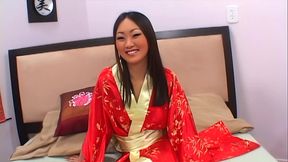 Evelyn Lin is going to be letting you see a couple close up views of her giving her...