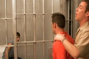 sexually aroused homosexuals pummel In 3-some In Jail