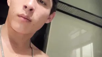 Fit twink entices in the shower and gets fucked