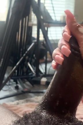 Faye Noir Sensually Strokes Out Loads &amp; Ruins You While She Sucks on Your Nipples!