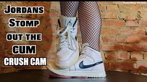 Sadistic Rave Girl in Nike Jordans Ruins + Stomps a CUM EXPLOSION from your Balls **CRUSH CAM** Hard Cock + Testicle Stomp Crush Trample Sneakers Trainers CBT Ballbusting Cumshot