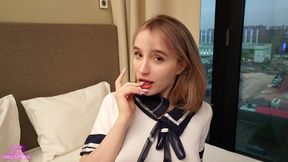 the student could not resist and gave herself to her neighbor. erica mori. by murkovski