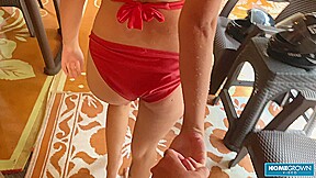Hot Blondie Gives Her Horny Lover A Hot Fuck Experience