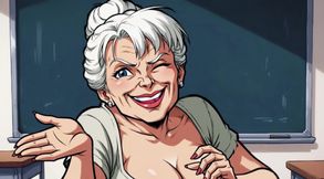 Naughty Cleavage Teachers Tease