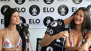 Alanna White y Anna Cherry pasan por mi podcast y les doy unas nalgadas ricas