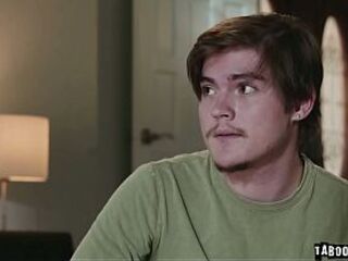 Charlotte Sins deepthroats her stepbrothers penis Tyler Cruise