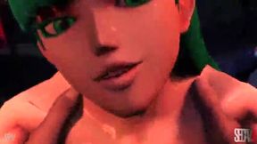 Morrigan POV by Secazz - Big Globes Anal Sex session