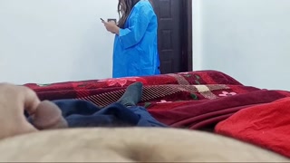 Pakistani Doctor Flashing Dick To Nurse Gone into Anal Sex With Clear Hindi Audio