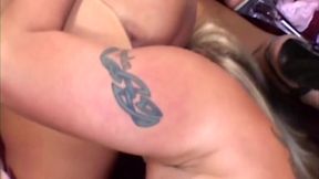 Blonde Monster Women Lick Their Pussies