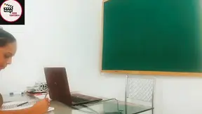 Latina MILF gringa teaches Portuguese with an enormous ass and talented BJ