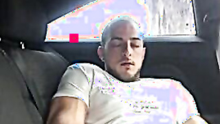 Str8 guy masturbation on the car 11