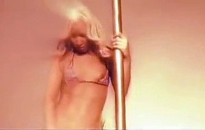 Amazing ts stripper banged bareback by blindfolded guy