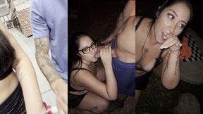 me exibindo por sao paulo e chupando varias rolas diferentes