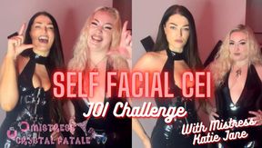 DOUBLE DOMME SELF FACIAL CEI JOI 💦😈