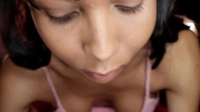 petite black trans girl valeria atreides lactates while fucked by huge cock
