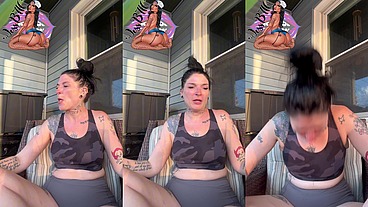 JessB allergy flare up-- sneezing in workout clothes!