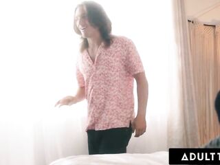 ADULT TIME - Sexually excited MILFs Penny Barber & Ryan Keely Have GROUP-SEX WITH STEPSONS To Celebrate BDAY!