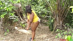 watch and see what they old man appear and did to the blind bbw that missing her way to go out from the forest