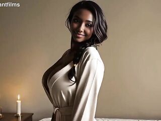 Banging the glamorous masseuse with large melons (ai generated)