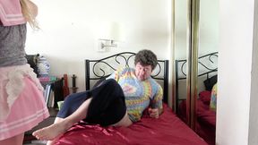 stepsister lets her stepbrother fuck her butthole
