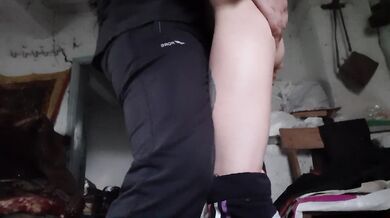 We are hotly and passionately fucking with the housekeeper in the kitchen in different positions