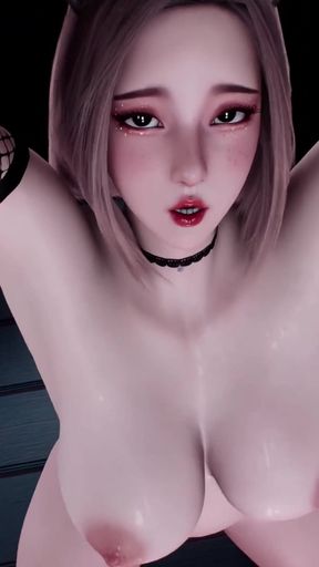3D Big Ass Slut Naked Her Huge Boobs Show Her Perfect Boobs