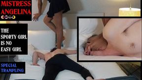 ANGELINA THE SPORTY GIRL TRAMPLES her physio (480p)
