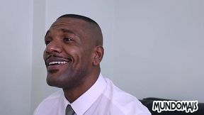 fiz uma entrevista e deu meu cuzinho pro cara engravatado!
