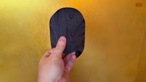Stepdaddy Cock with Horny Uncut Cock at Gloryhole