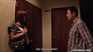 Nanako Takeuchi gets cum from her student