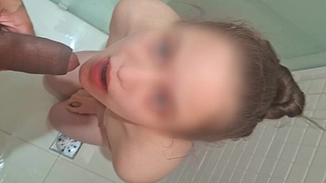 blonde Naughty dwarf have her tight little asshole wrecked by a black Guy - he brokes her sphincter