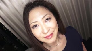 Ayono Nishi wears stockings while banged by a dude
