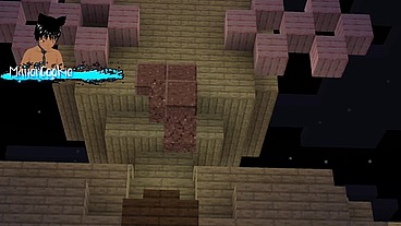 Minecraft - Playing on a server and showing off my builds that may look like something erotic