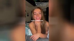 Teen's Pussy Leaks on Instagram Live in the gym