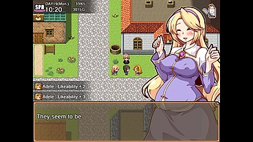 Impregnate my harem farm [ BREEDING HENTAI game ] Ep.12 cute noble redhead is having sex for the first time !