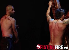 Muscular Draven Torres takes a flogging hard and fast and wants more