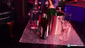 Sensational MILF stripper Soleil gets her ass fucked on-stage