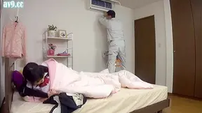Hot Nippon Teen 18+ Gets Banged Hard by AC Repair Guy