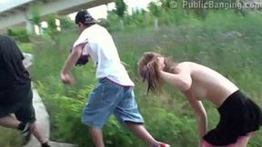 Raw teen lust unleashed in unapologetic gang bang, unbridled depravity ensues