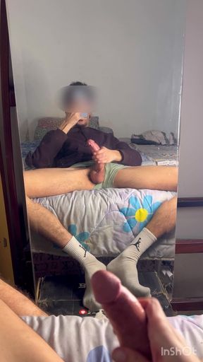 A Fan Asked Me to Cum for Him Holding My Big Balls