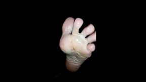 Foot licked